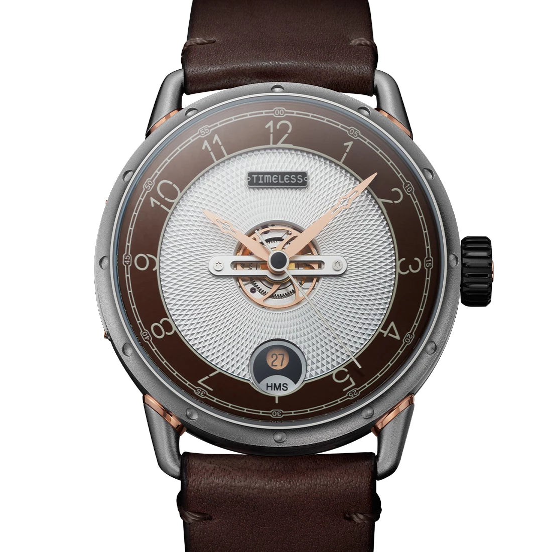 Timeless Watch HMS 003 Automatic Brown 41.5mm