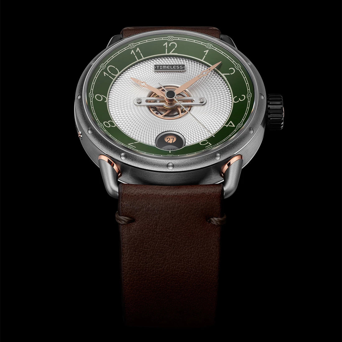 Zeitlose Uhr HMS 003 Automatik Grün ,5 mm