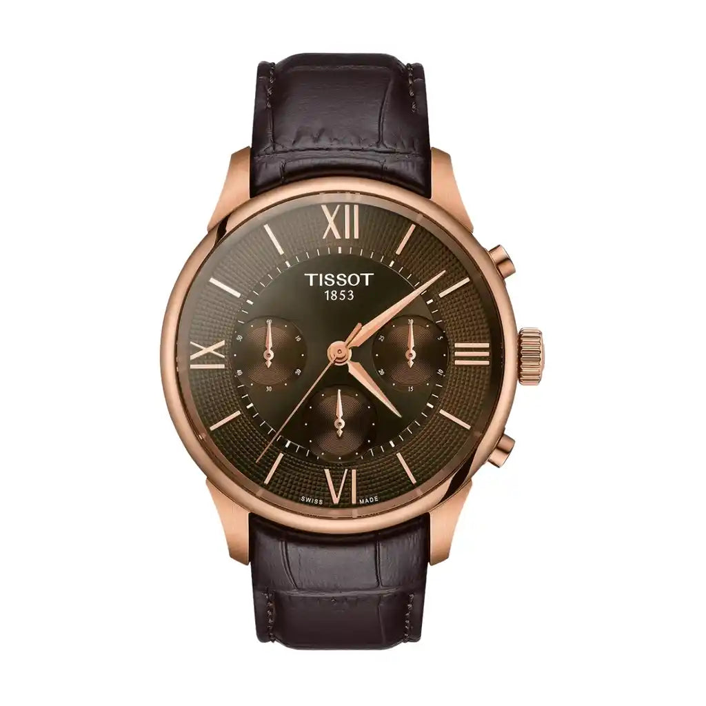 Montre Tissot Chemin Des Tourelles T139.462.36.298.00 Acier Inoxydable, Revêtement Pvd  Brun  Acier Inoxydable, Revêtement Pvd