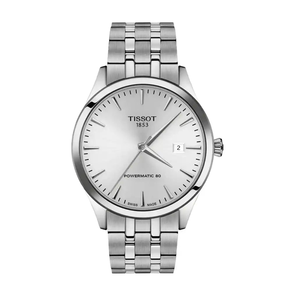 40mm Tissot Classic Dream T158.407.11.031.00, cadran argenté, acier inoxydable, 40mm