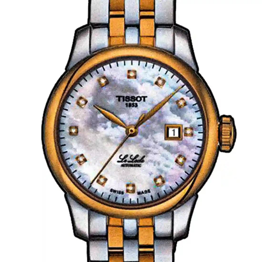 TISSOT T-Classic Automatic met parelmoer 29 mm