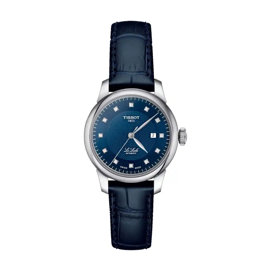 Montre Tissot Le Locle T006.207.16.046.00, cadran bleu, acier inoxydable, 29 mm