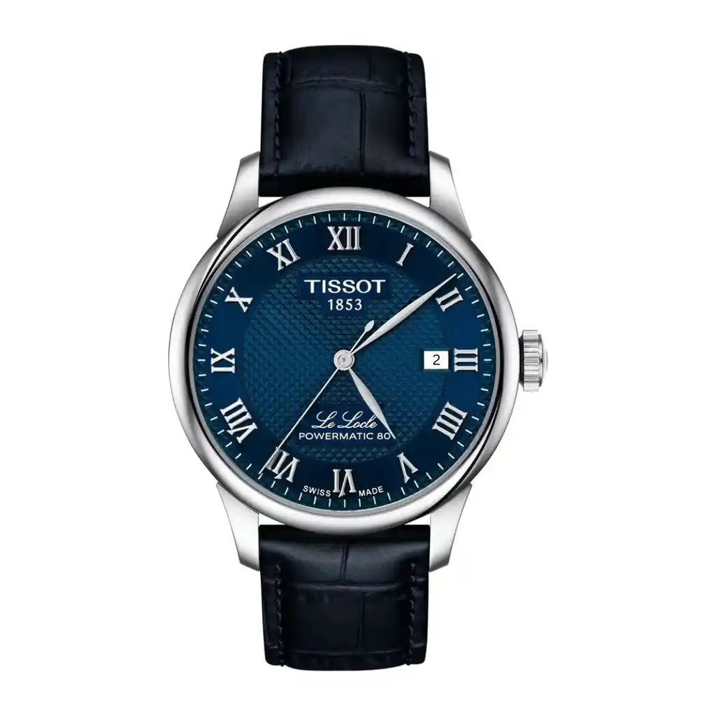 39mm Tissot Le Locle T006.407.16.043.00, cadran bleu, acier inoxydable, 39mm