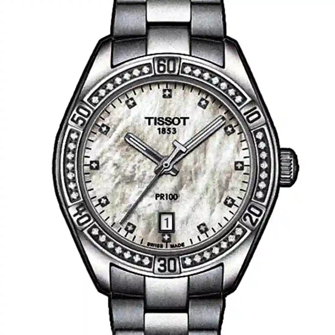 TISSOT T-Classic Quartz met parelmoer 36 mm