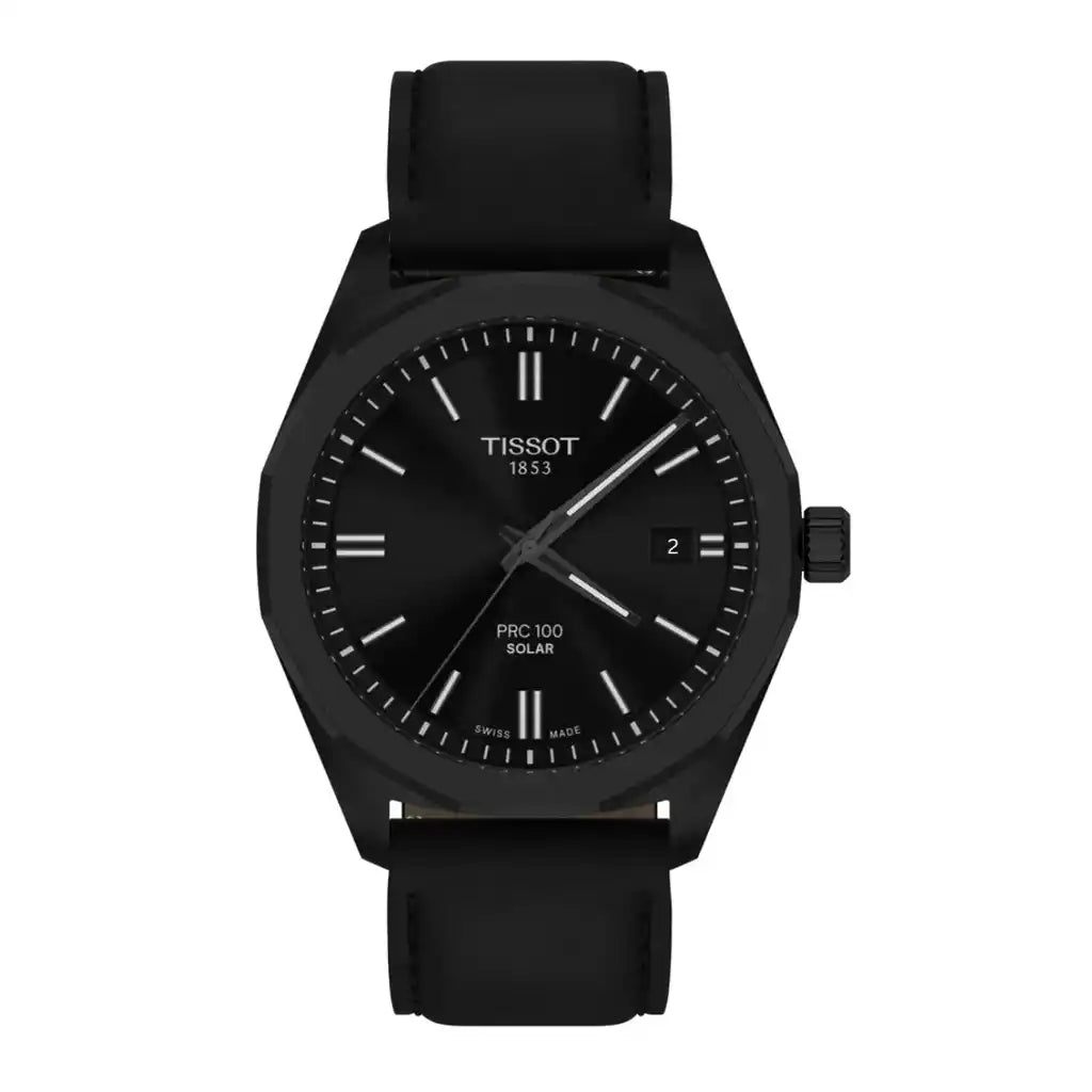 39mm Tissot PRC T151.422.36.051.00, Noir , acier inoxydable, 39mm