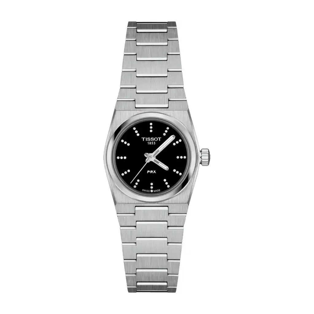 Tissot PRX T137.010.11.056.00 Uhr mit Schwarz , Edelstahl, 25 mm