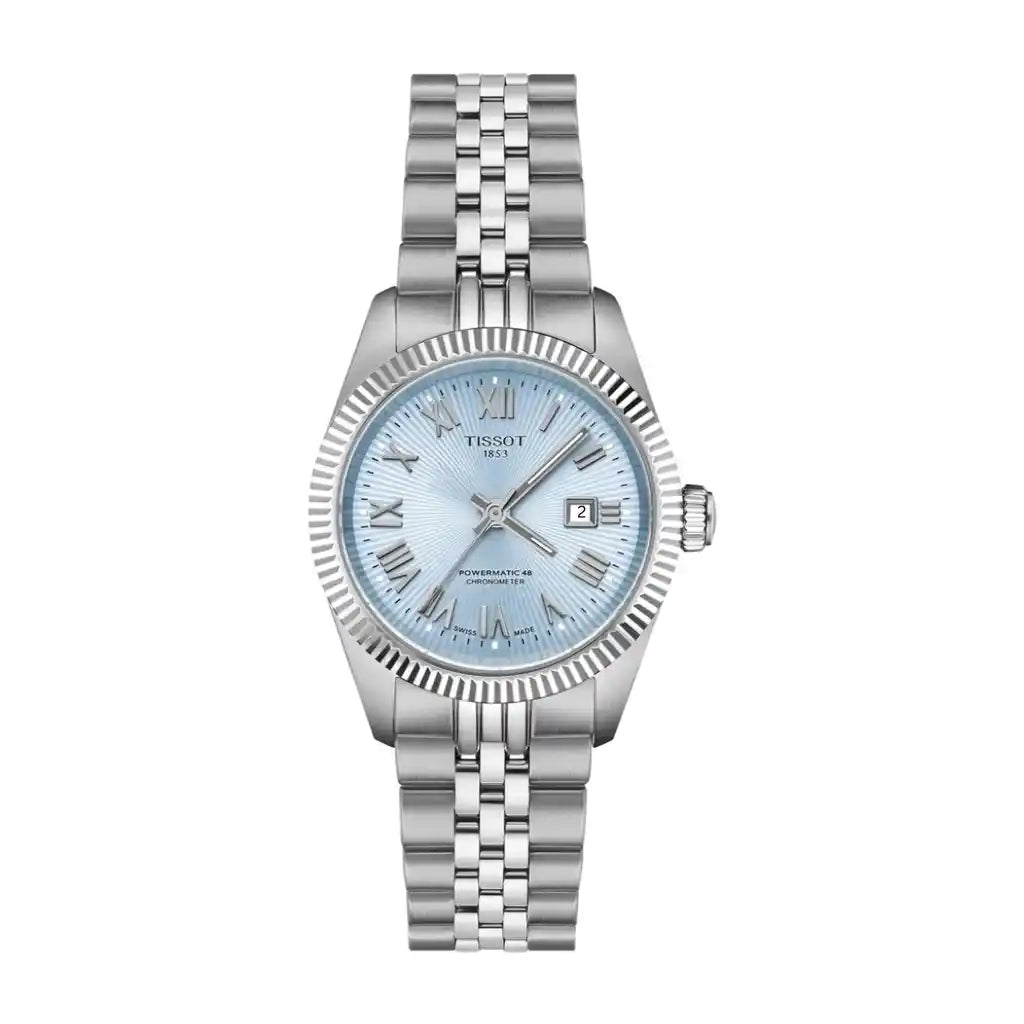 Montre Tissot T-Classic T156.208.11.353.00, cadran bleu, acier inoxydable, 30 mm