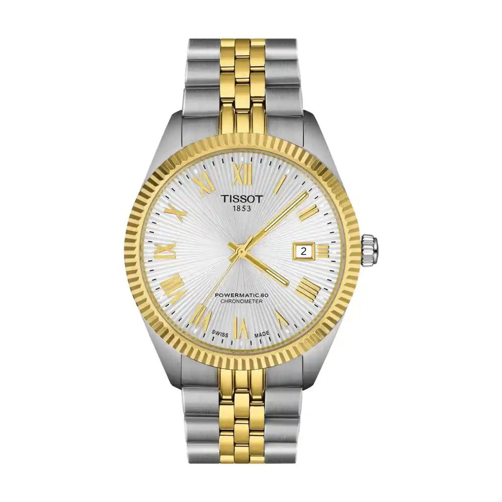 39mm Tissot T-Classic T156.408.22.033.00, cadran argenté Acier Inoxydable, Revêtement Pvd 39mm