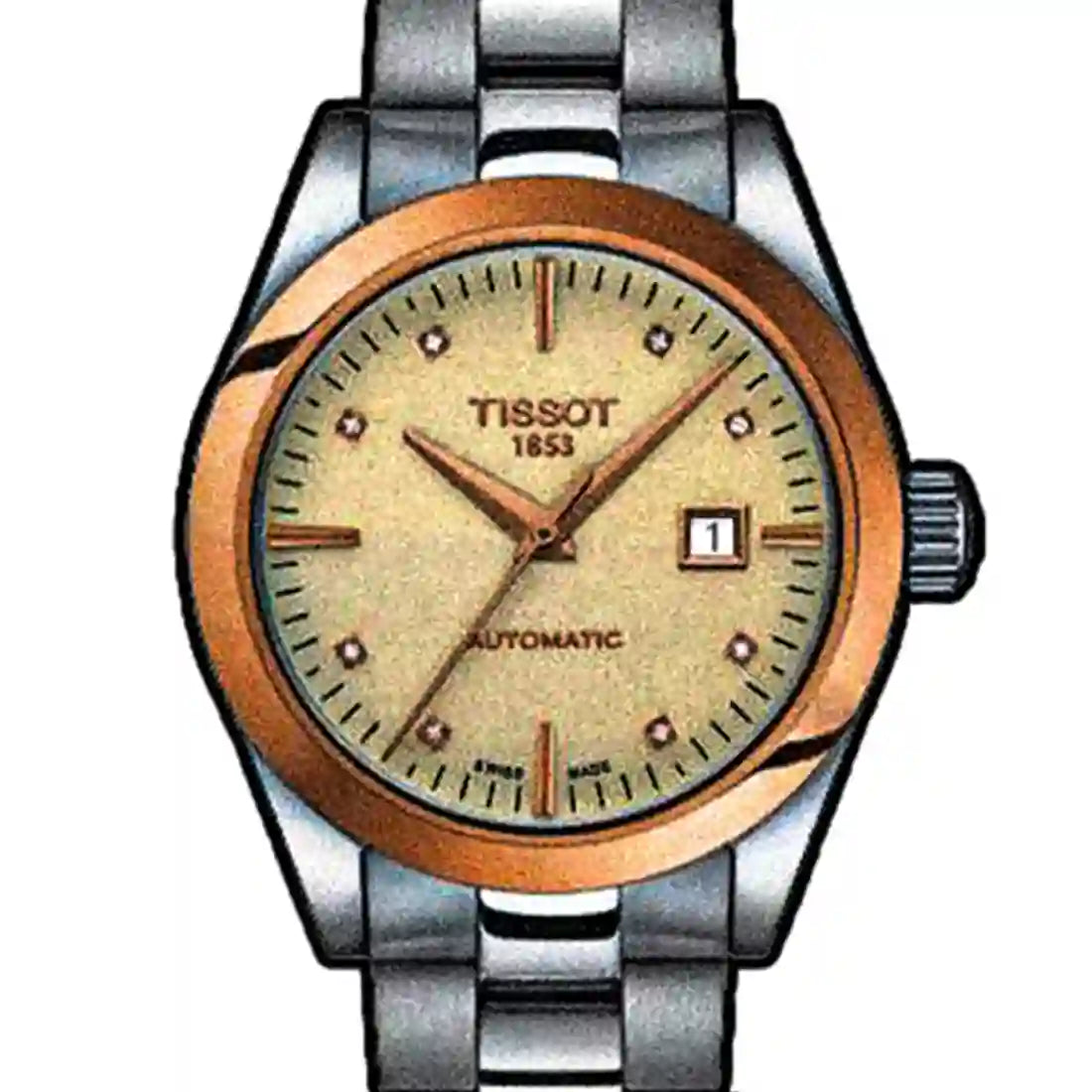 TISSOT T-Gold Automatik Beige