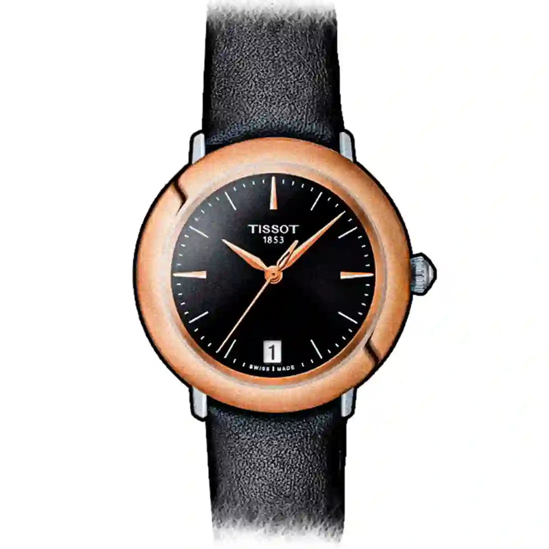 TISSOT T-Gold Quartz Black 33mm