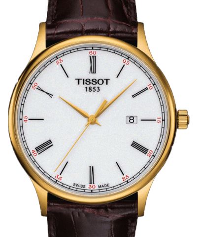 TISSOT T-Gold Quarz Weiß