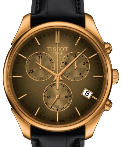TISSOT T-Gold Quarz Braun