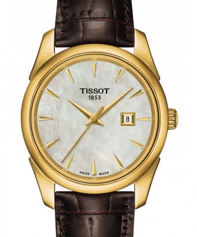 TISSOT T-Gold Quartz met parelmoer
