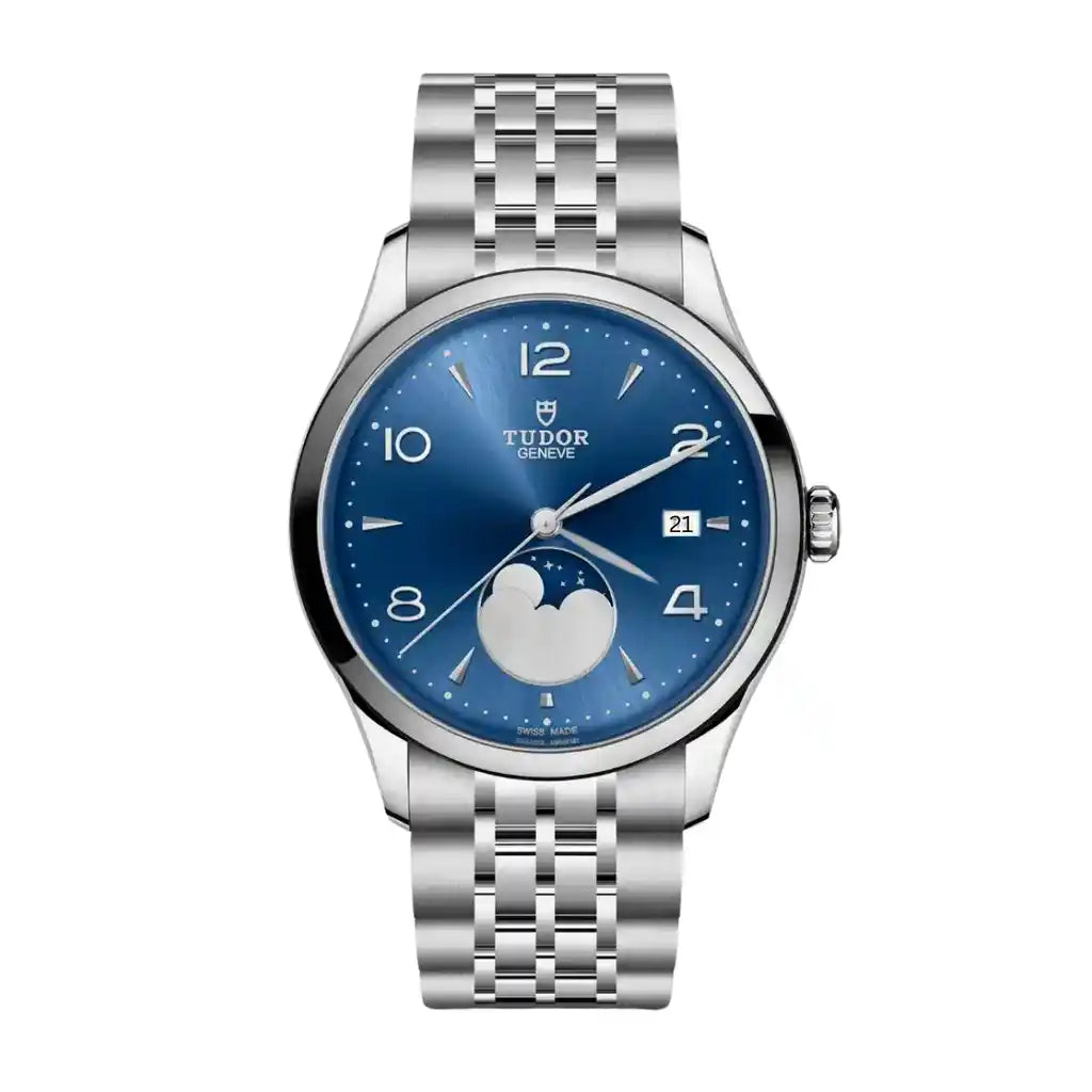 Tudor 1926 M91560-0002 39mm mit blauem Zifferblatt, Edelstahl, 39mm