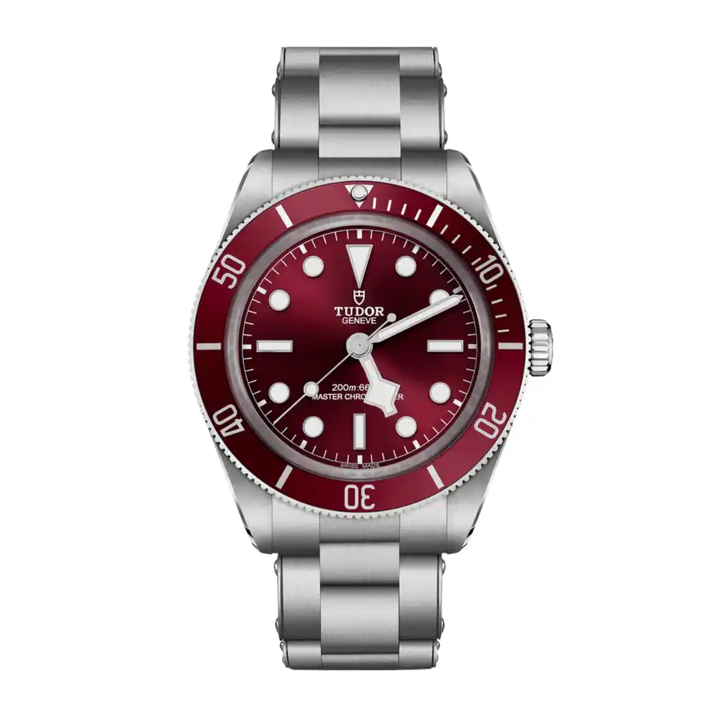 Tudor Schwarz M7939A1A0RU-0002 39mm mit Rot , Edelstahl, 39mm