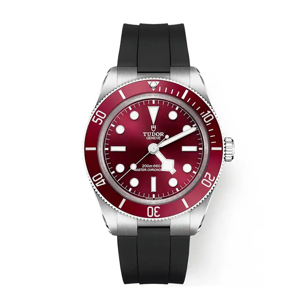 Tudor Schwarz M7939A1A0RU-0003 39mm mit Rot , Edelstahl, 39mm