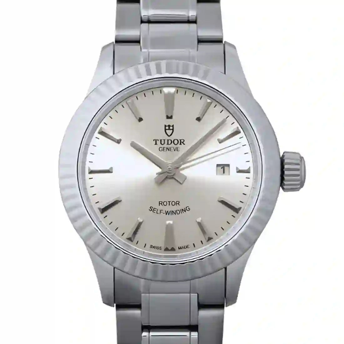 Tudor Style Automatic Silver 28mm