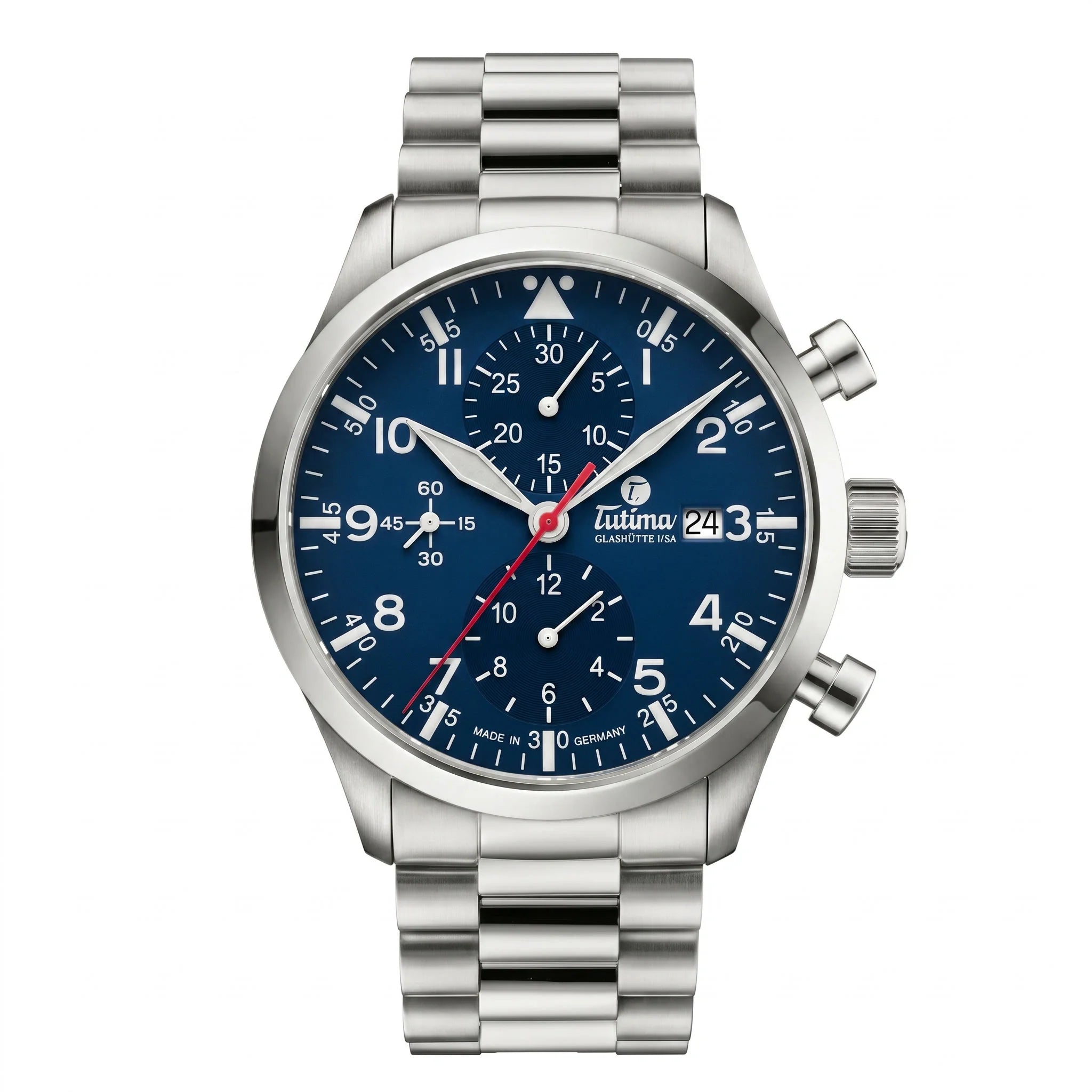 Tutima Glashütte Flieger Automatic Blue 41mm