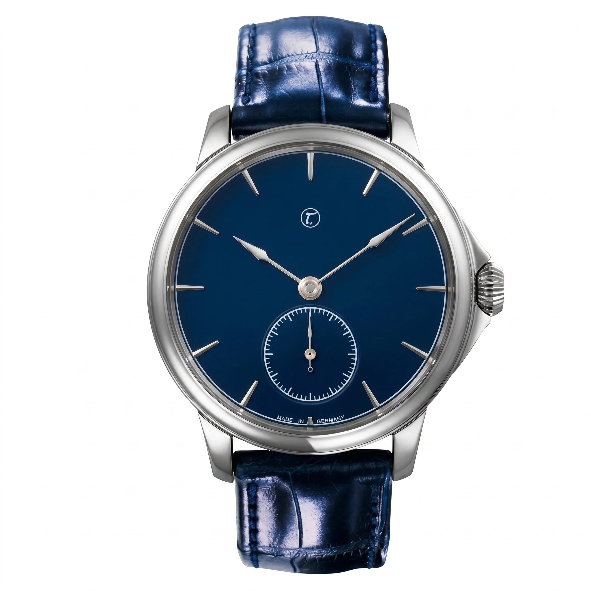 Tutima Glashütte Patria Manual winding Blue 43mm