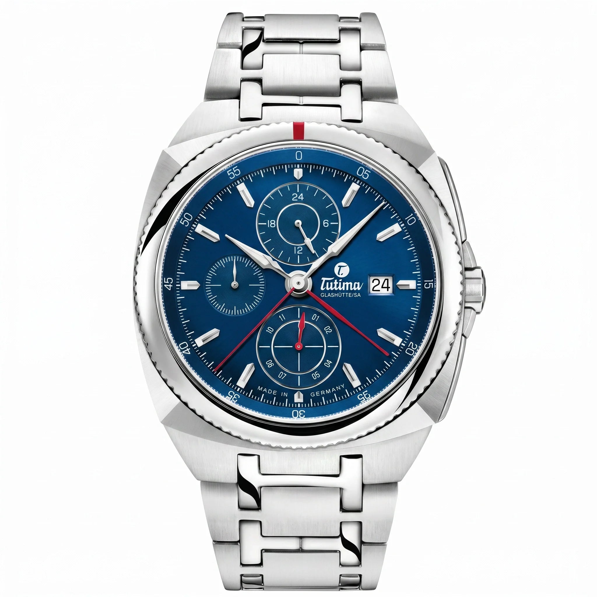 Tutima Glashütte Saxon Automatic Blue 43mm