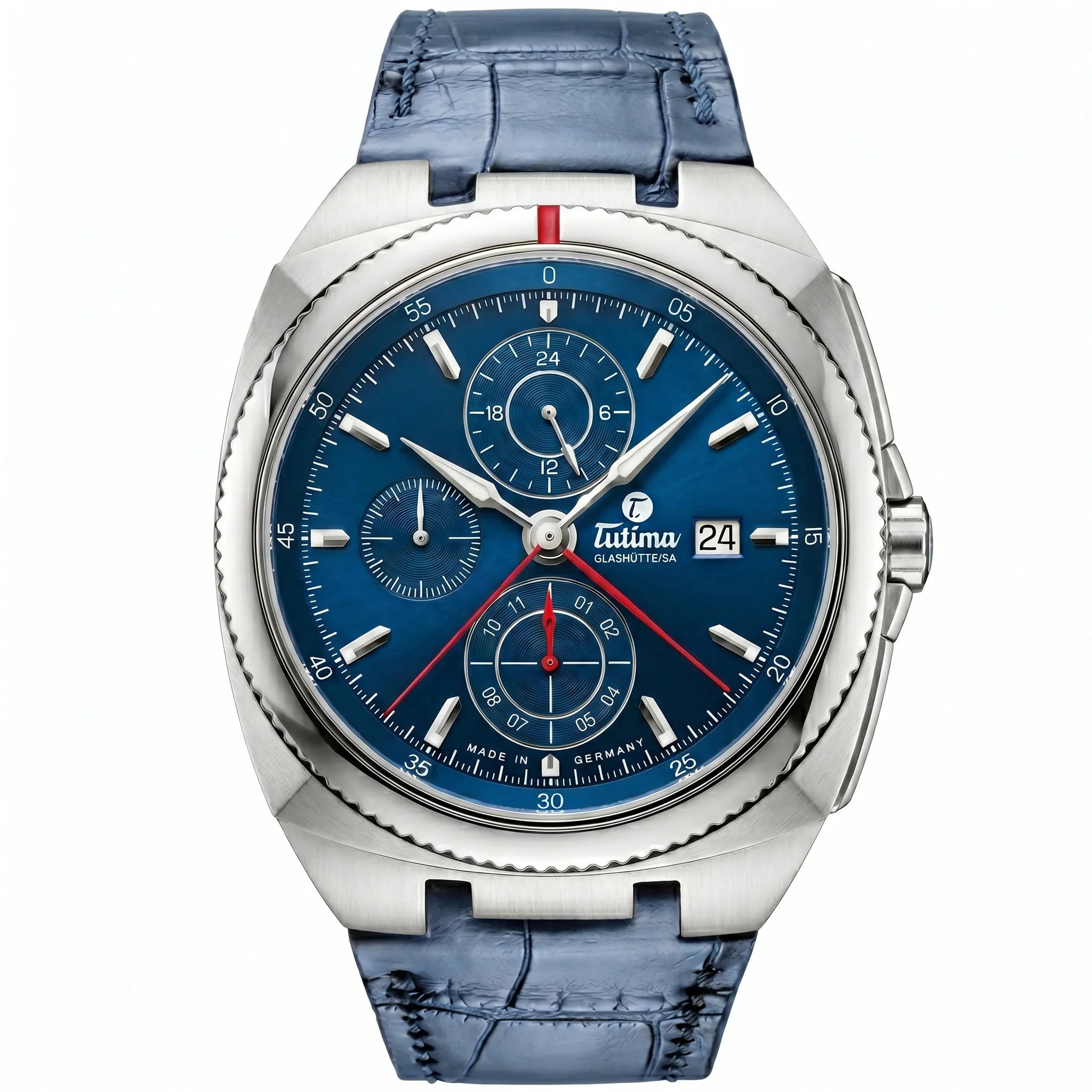 Tutima Glashütte Saxon Automatic Blue 43mm
