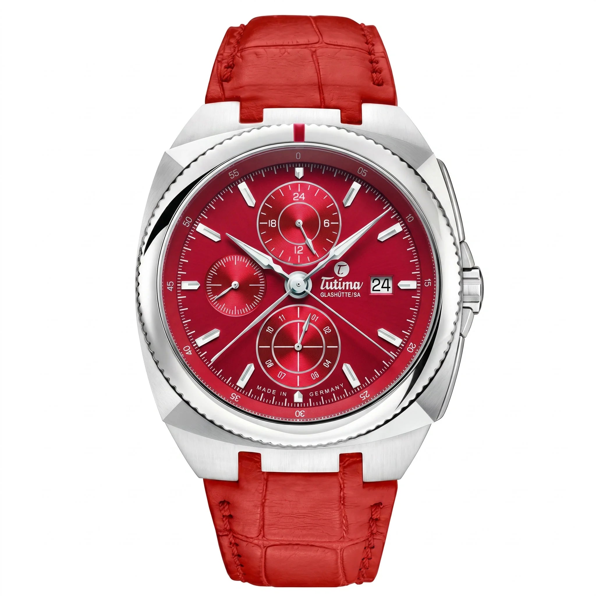 Tutima Glashütte Saxon Automatic Red 43mm