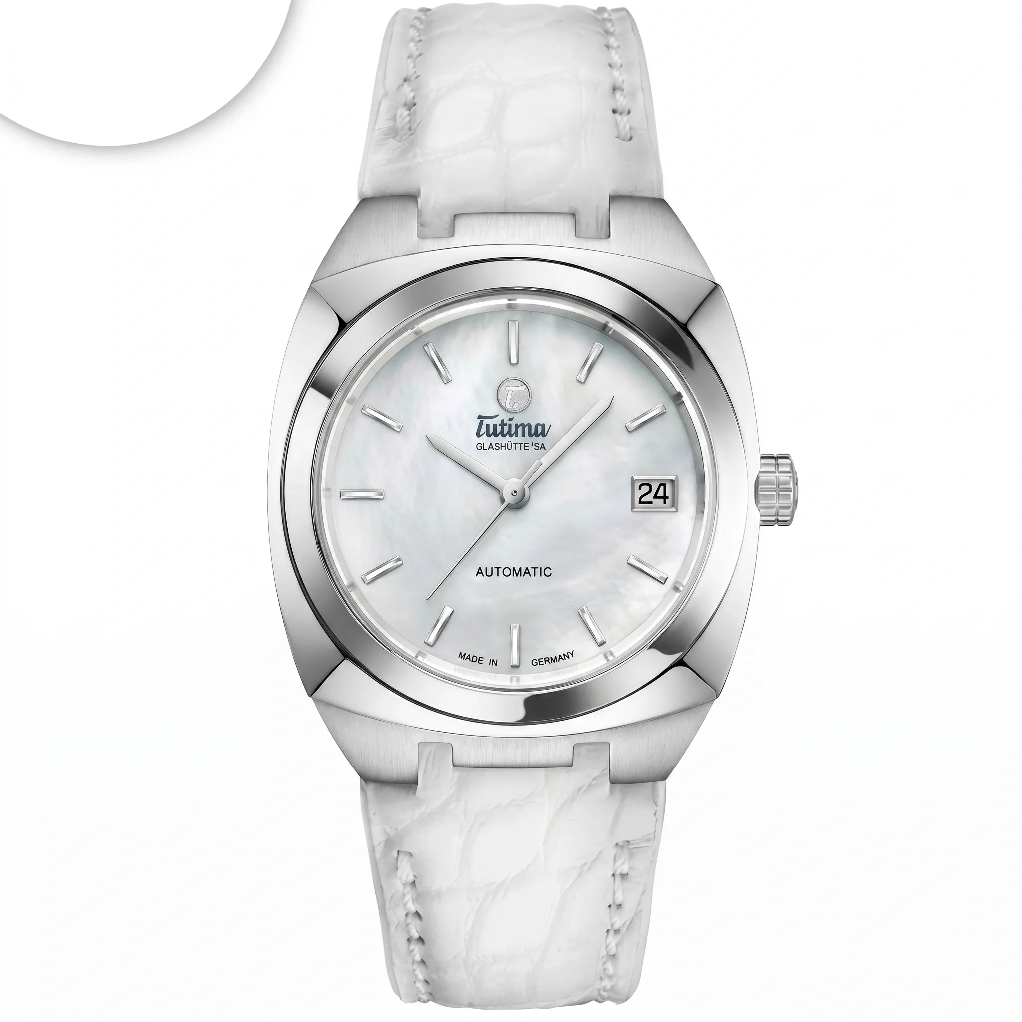 Tutima Glashütte Saxon Automatique Mère De Perle 36mm
