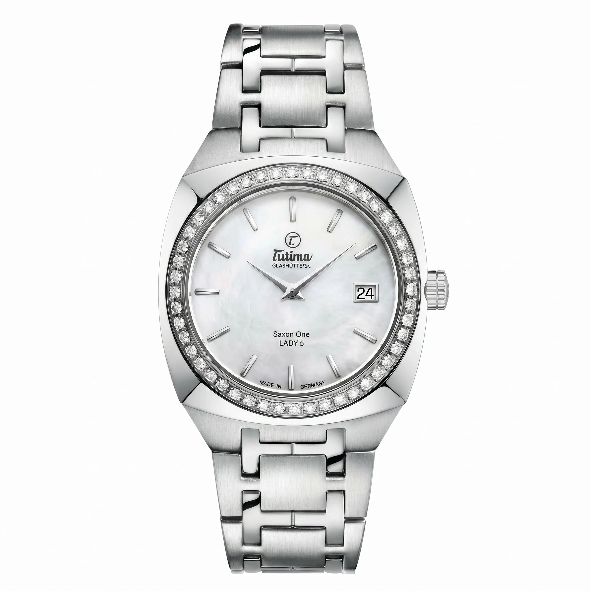 Tutima Glashütte Saxon Quartz Mère De Perle 34mm