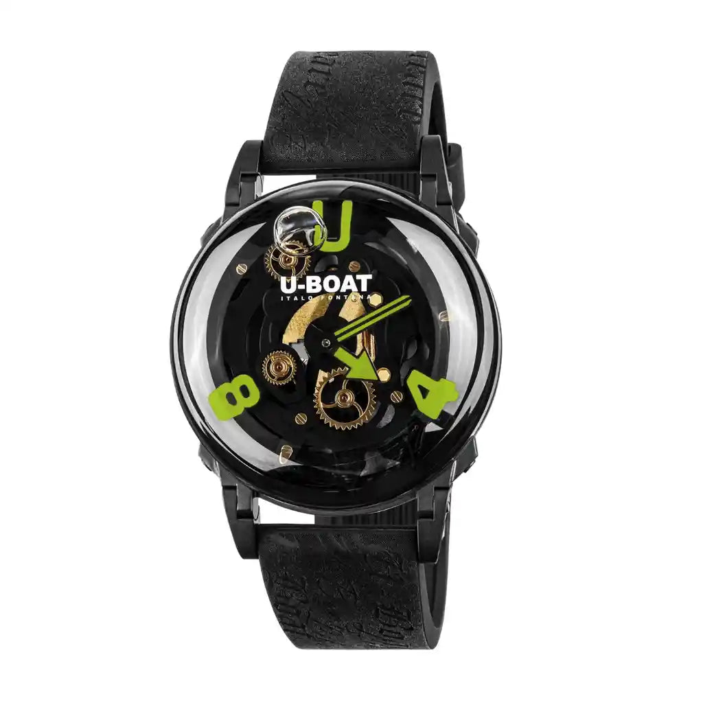 U-Boat U-65 3351 Black Dial Stainless Steel 44mm Watch