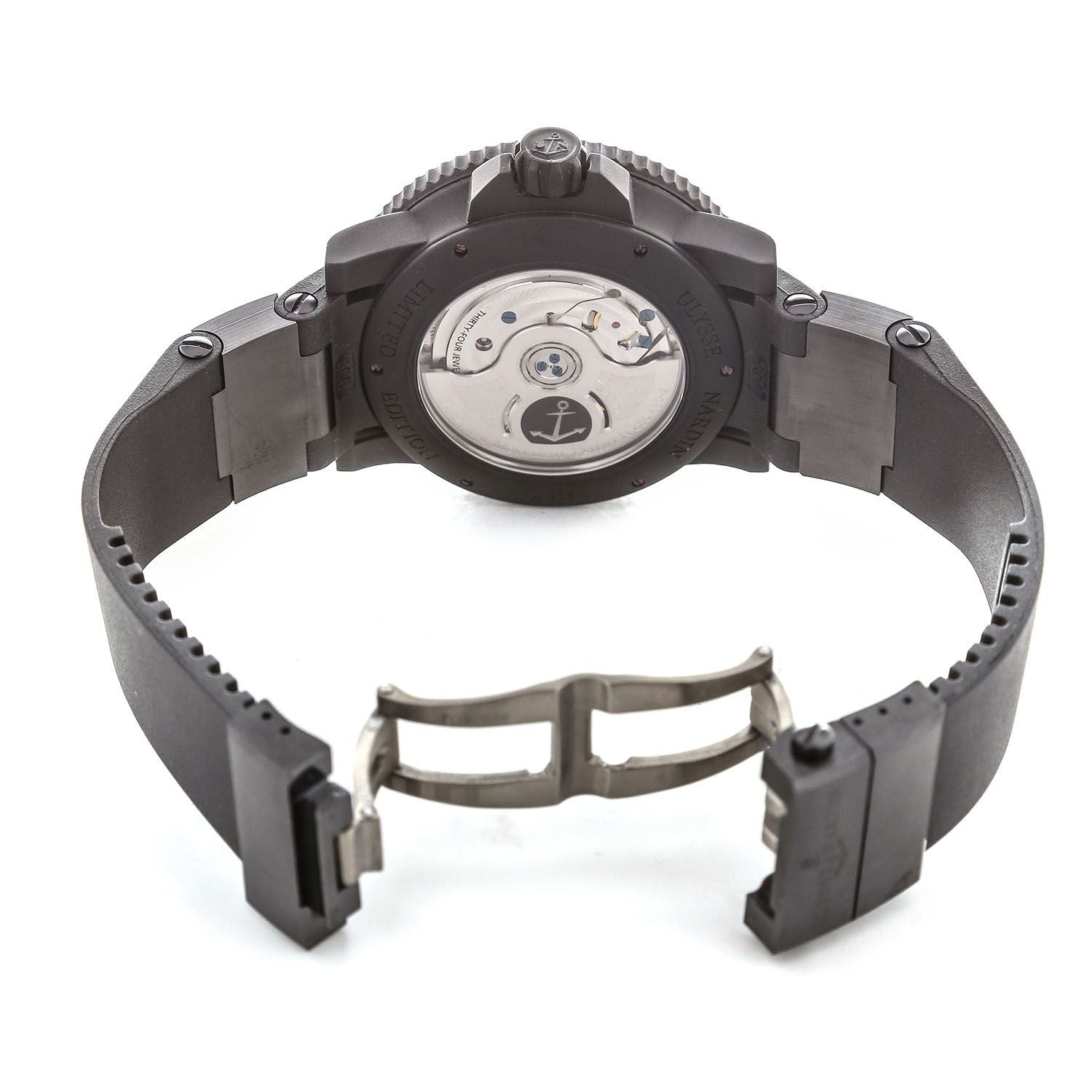 Ulysse Nardin Ulysse Nardin Marine Automatic Zwart 46 mm