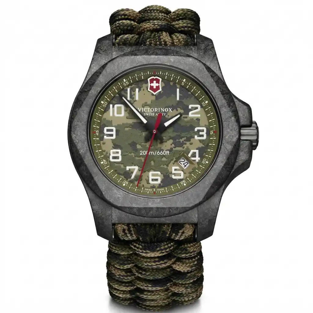Victorinox I.N.O.X. Carbon Quartz Green 43mm