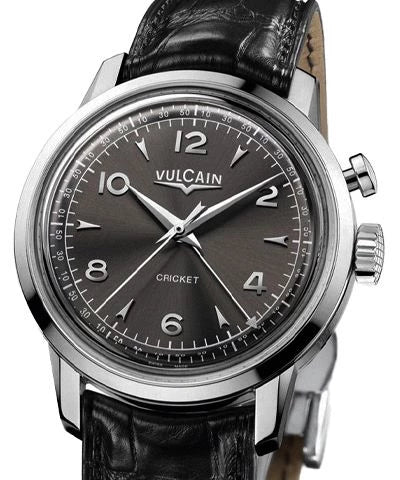 Vulcain 50S Presidents met handopwinding, grijs, 39 mm