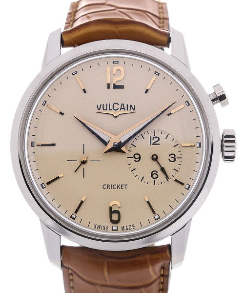 Vulcain 50S Presidents Handaufzug Beige