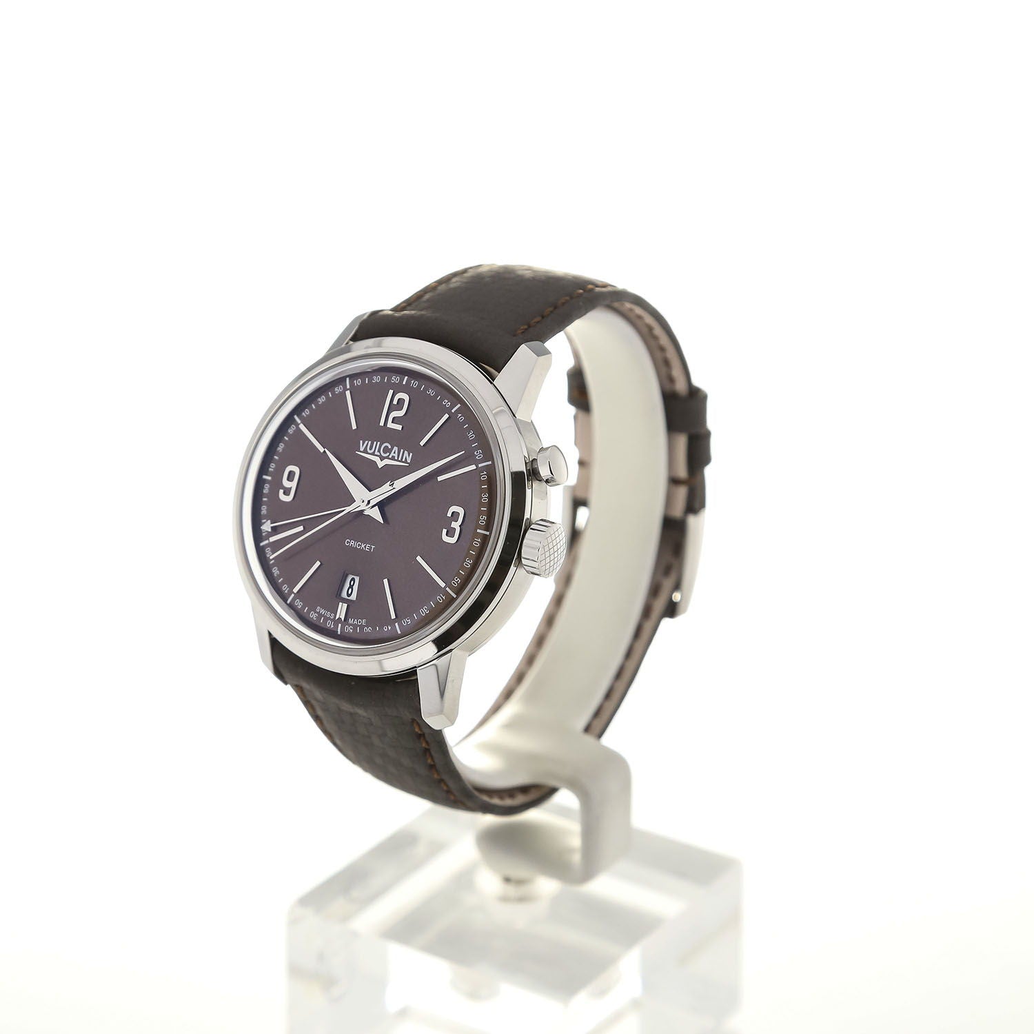 Vulcain 50S Presidents Manual Winding Brown 42mm