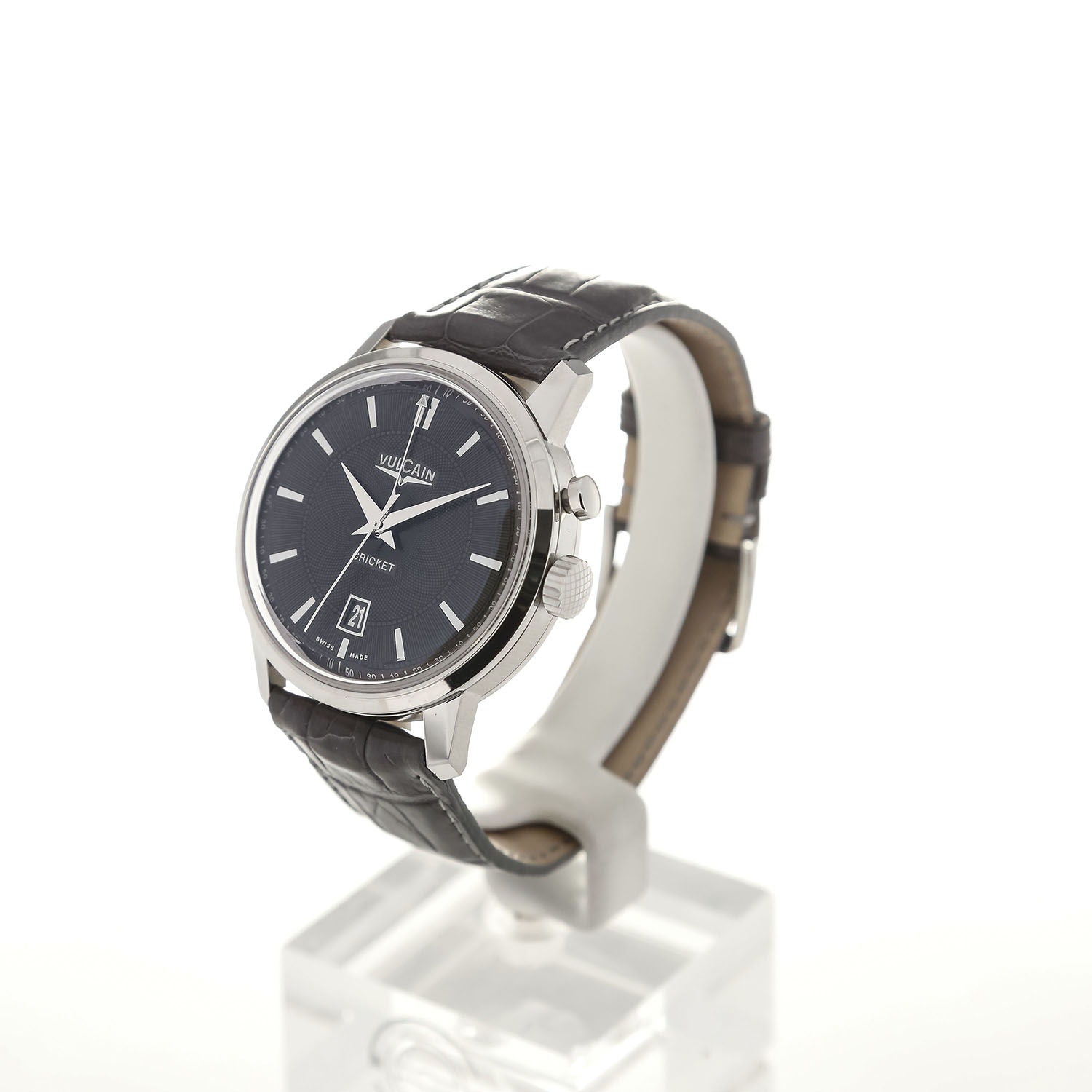 Vulcain 50S Presidents Handaufzug Schwarz