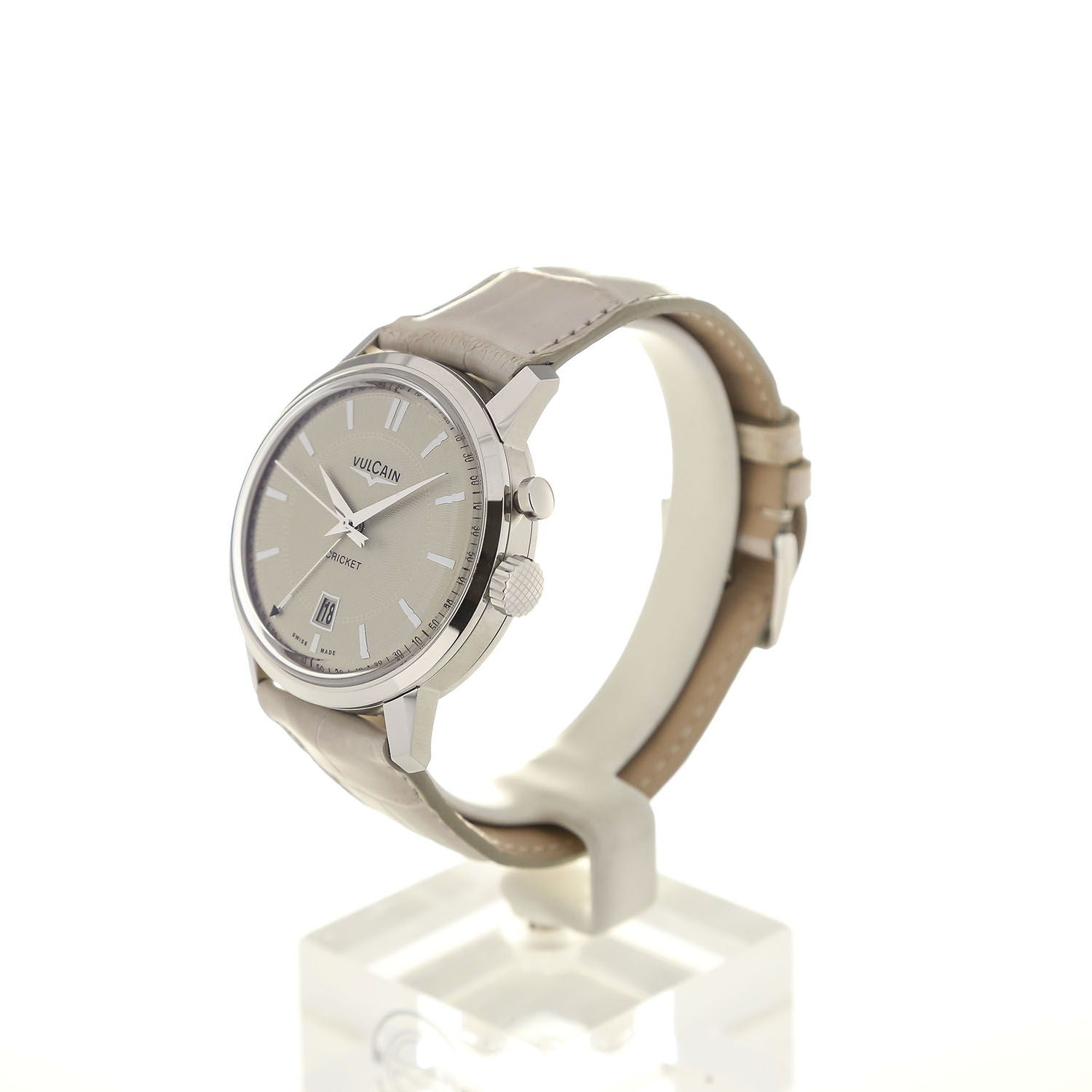 Vulcain 50S Presidents Handaufzug Beige