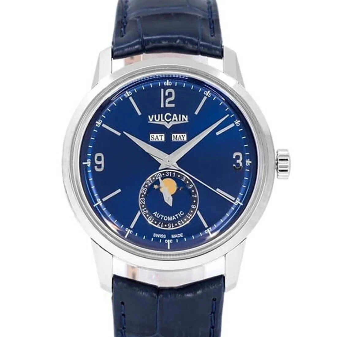 Vulcain 50S Presidents Automatic Blauw 42 mm