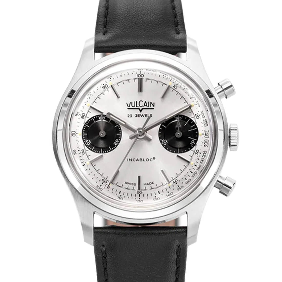 Vulcain Chronograph Manual Winding Silver 38mm
