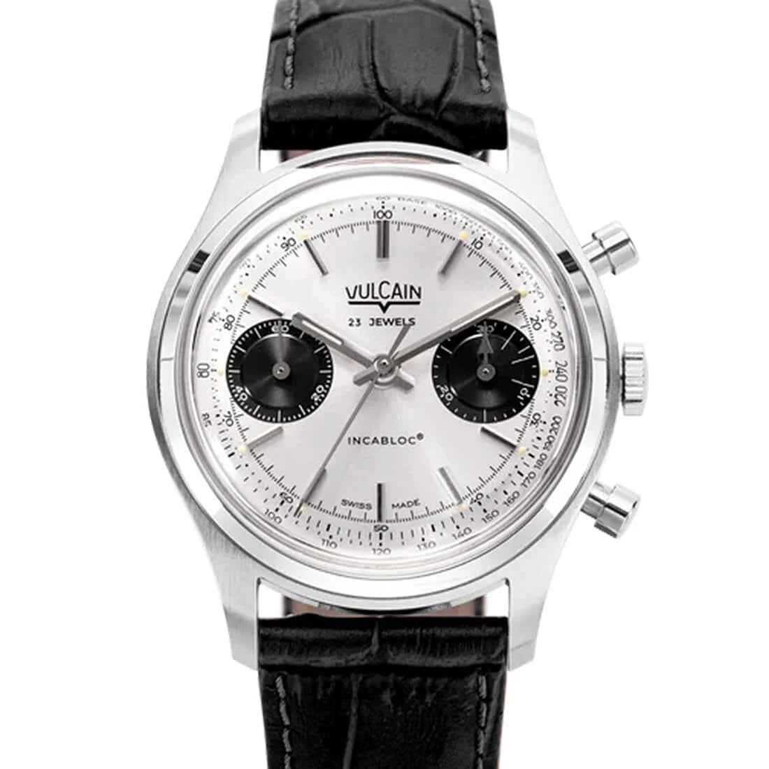 Vulcain Chronograph Manual Winding Silver 38mm