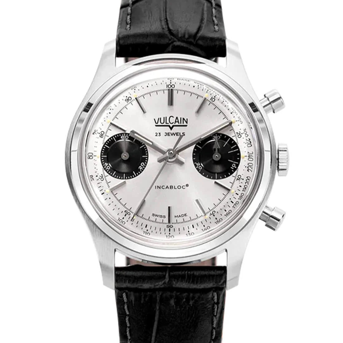 Vulcain Chronograph Manual Winding Silver 38mm