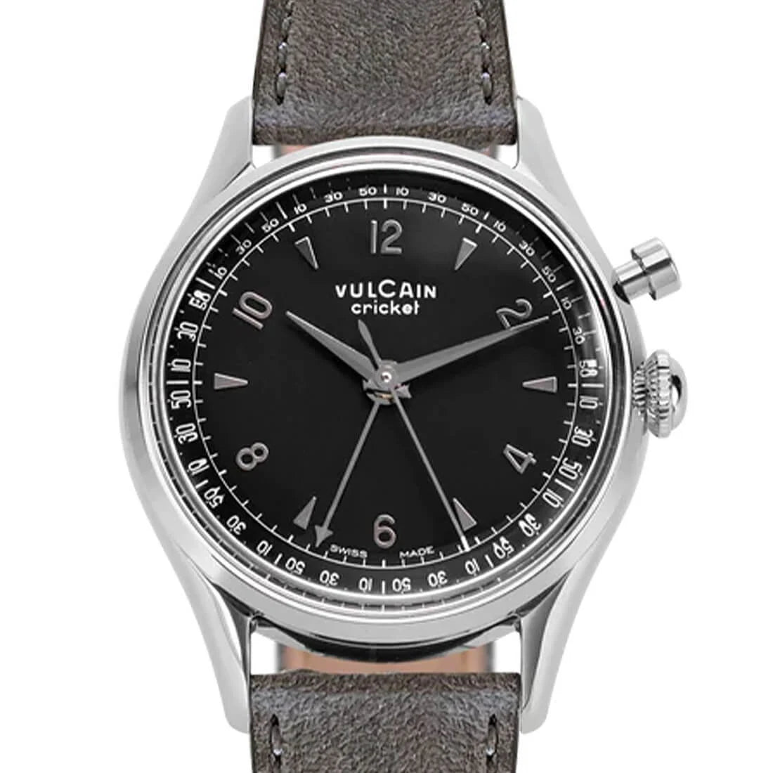 Vulcain Cricket Remontage Manuel Noir