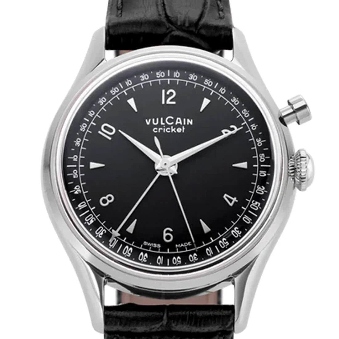 Vulcain Cricket Remontage Manuel Noir