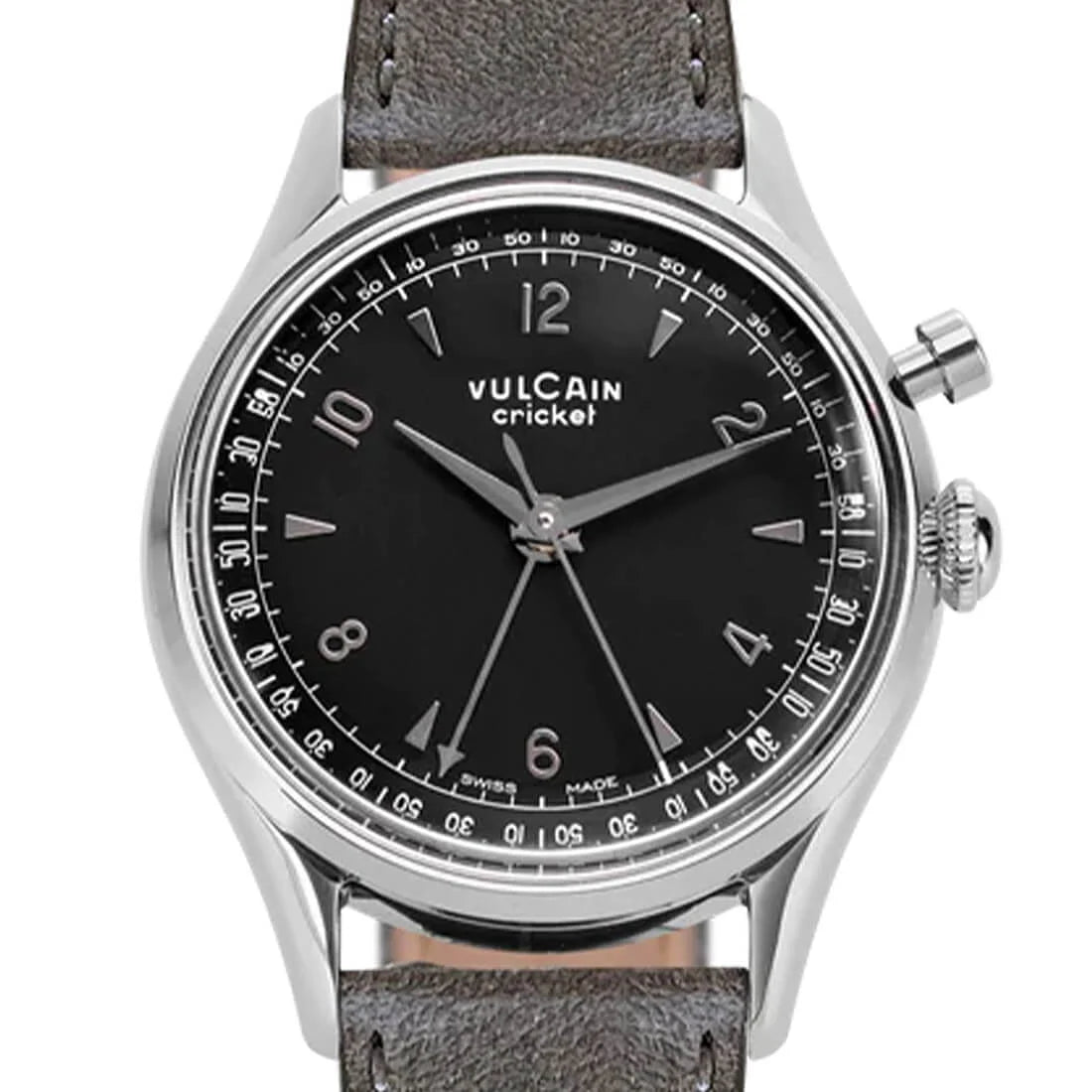 Vulcain Cricket Remontage Manuel Noir