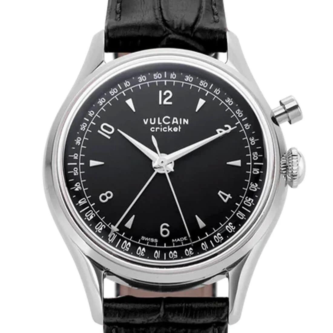 Vulcain Cricket Remontage Manuel Noir