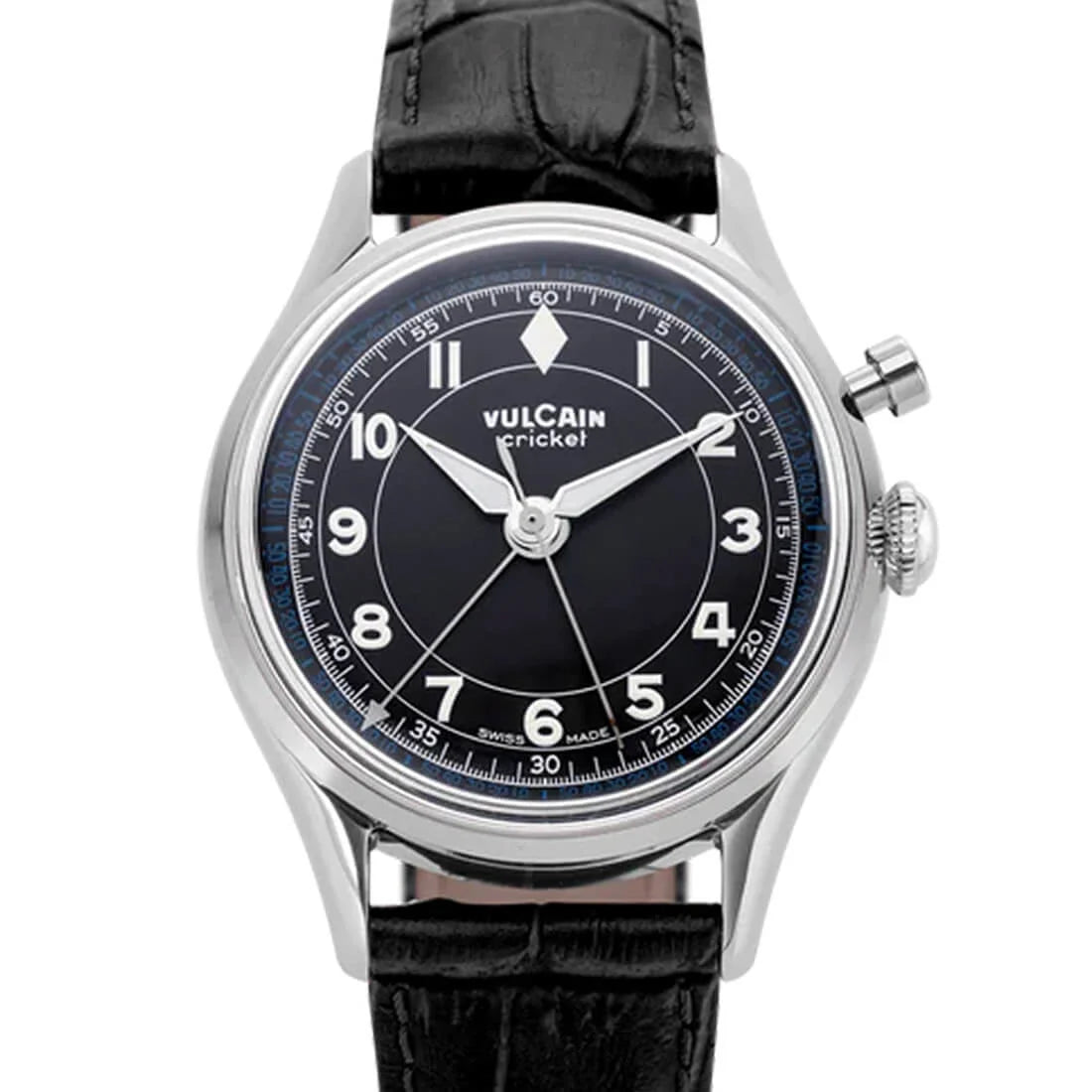 Vulcain Cricket Remontage Manuel Noir