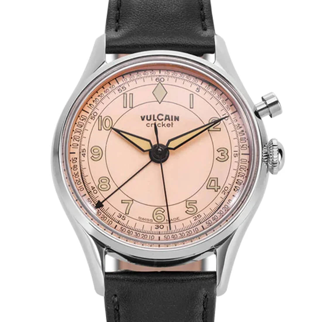 Vulcain Cricket Remontage Manuel Saumon