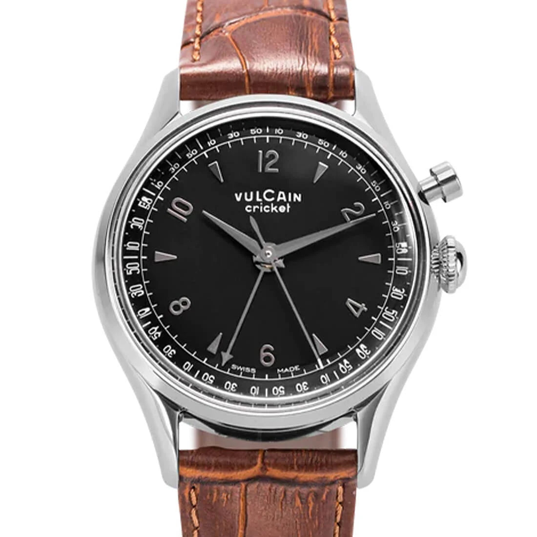 Vulcain Cricket Remontage Manuel Noir