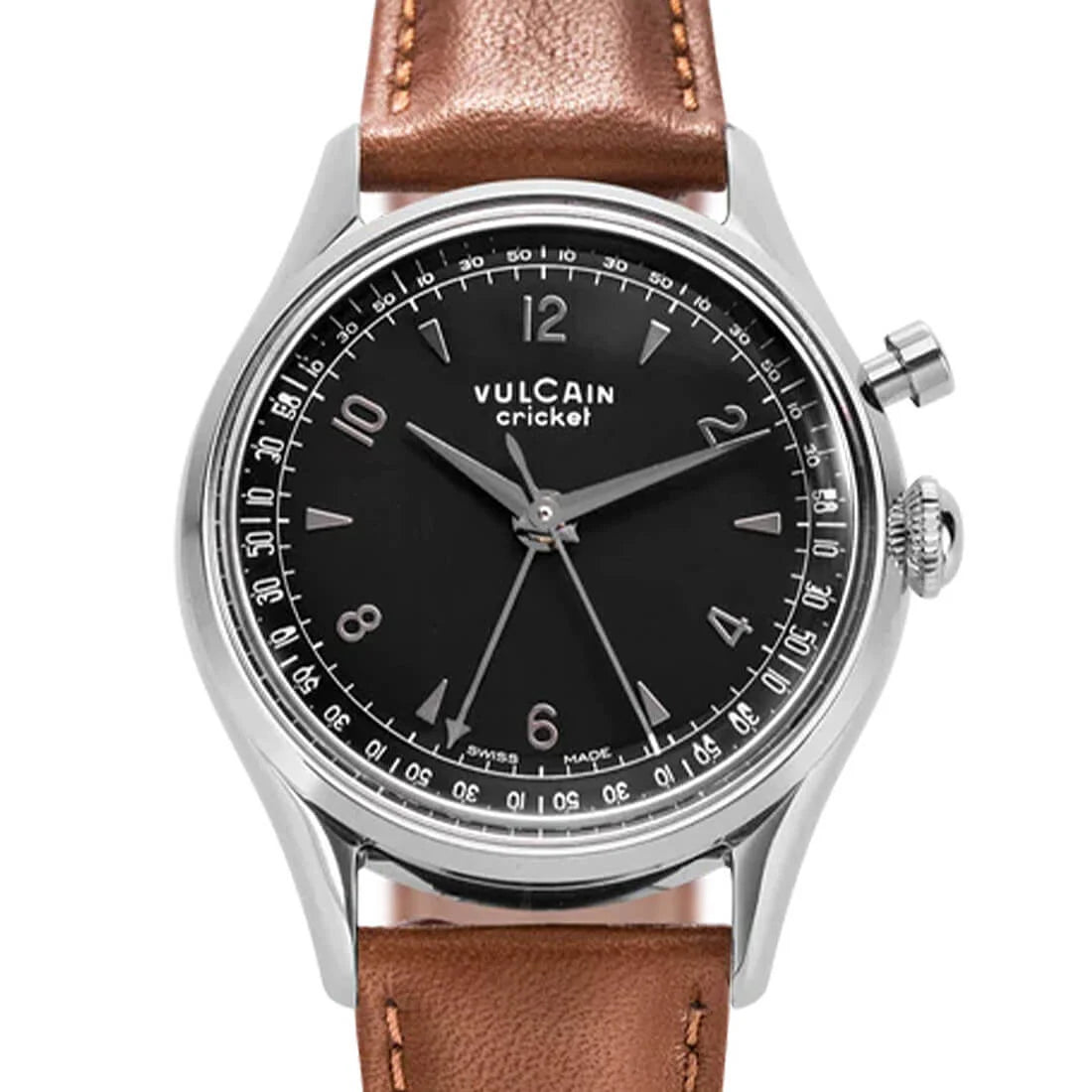 Vulcain Cricket Remontage Manuel Noir