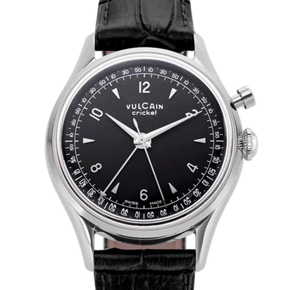 Vulcain Cricket Remontage Manuel Noir