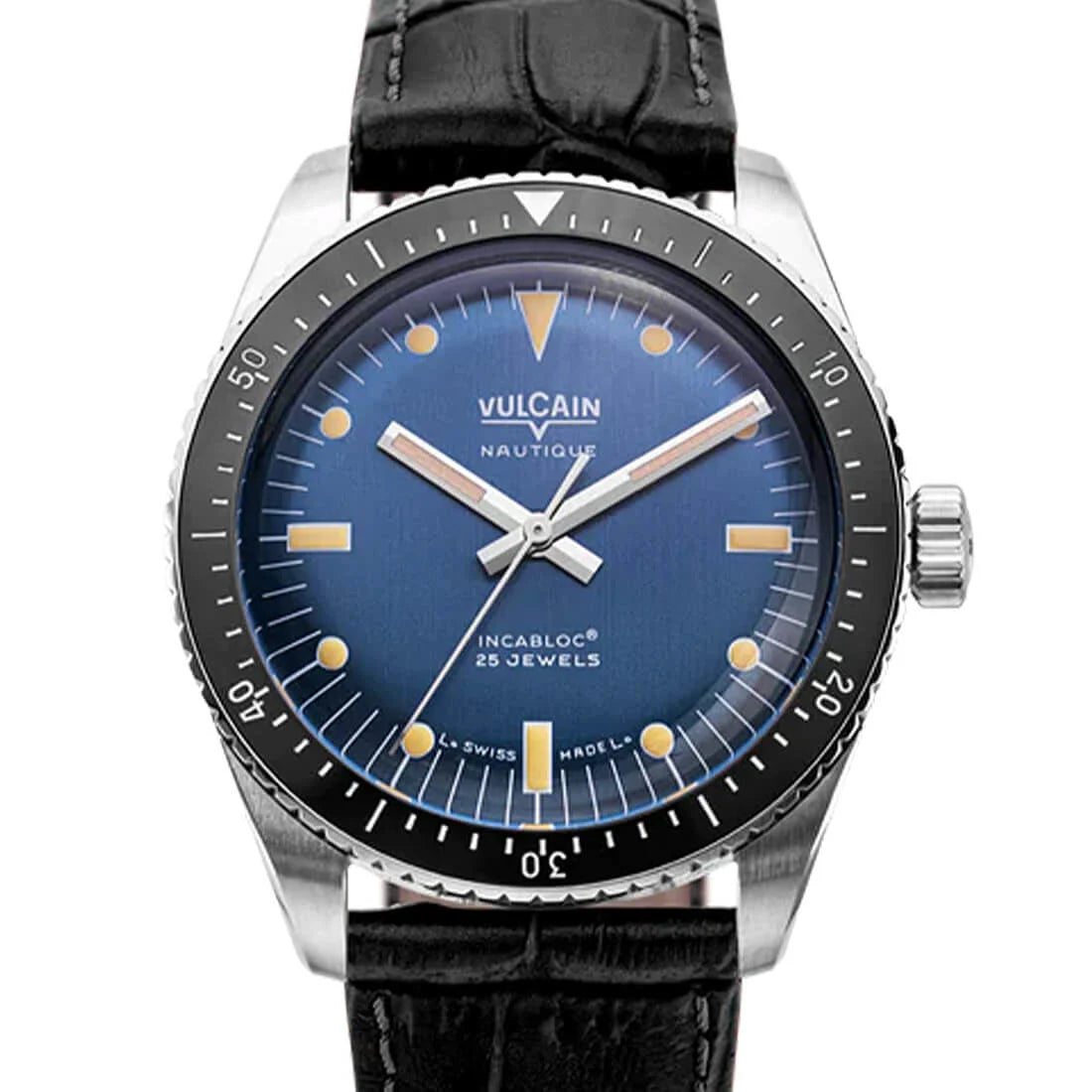 Vulcain Skindiver Automatic Blauw 38 mm